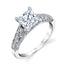 Princess Cut Engagement Ring S1272 - PR - Chalmers Jewelers