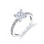 Princess Cut Engagement Ring S1498 - PR - Chalmers Jewelers