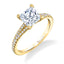 Princess Cut Engagement Ring S1700 - PR - Chalmers Jewelers