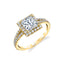Princess Cut Engagement Ring S2493 - Chalmers Jewelers