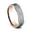 Benchmark 14k White and Rose Gold 6.5mm Band CFT826535814KRW10